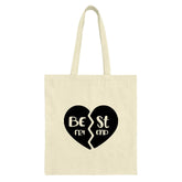 Best Friend Tote Bag, BFF Gift, Friendship Gift, Soul Sister, Gift for Bestie, Heart Tote, Cute Tote, Unique Friend Gift - Tawshia